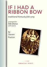 IF I HAD A RIBBON BOW SATB choral sheet music cover